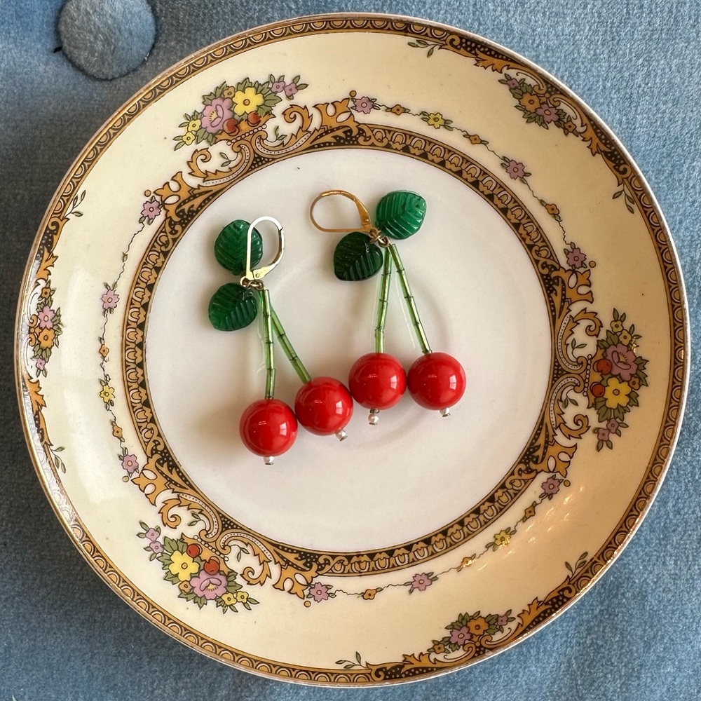 🍒 cherry earrings 🍒